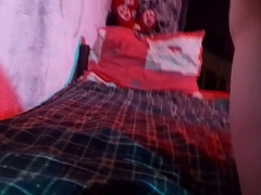 Uber-cute femboy, relieved penetrating her bootie with a fake penis