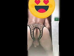 Femboy show her sexy ass