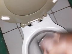 Solo male in the bathroom bbc