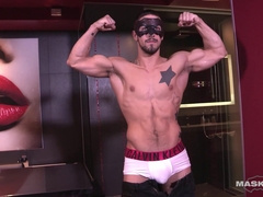 Carl's First-ever Time - Hooded, Beefy, and Fat - Maskurbate