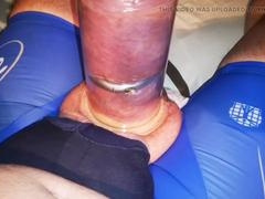 Penis ring, big hunk, extreme cock pumping