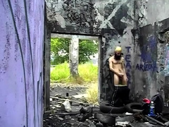 Getting caught: helping to jerk me till cum