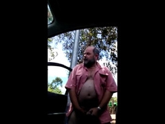 Str8 babby bear jerkin off in the park 2