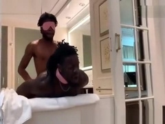 KRAVING PINK PANTHER BLACK THUG FLIPFLOP