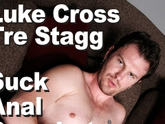Luke Cross & Tre Stagg suck anal cumshot