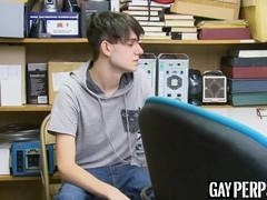 Naughty guy gets a facial after punishment bareback session