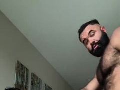Hairy dad rough fucking Pena muscle ass
