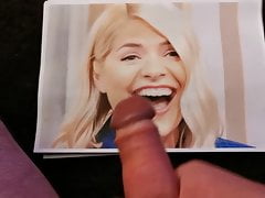 Holly Willoughby cum tribute 80 getting another load of cum