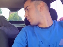 Fer Froma And Uriel Simon - Hunk Taxi Driver Breeds Cute Latino In The Middle Of A Park - Dick Rides