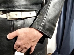 LEATHER DOM SPEAR STICK SMACKING