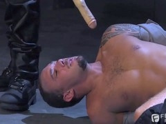 Policeman, inked, sextoys