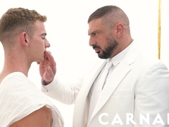 MasonicBoys - Youngster Wank Waters barebacked by fabulous suited Marco Napoli