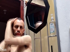 super-steamy boy demonstrates his face