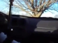 BBC gets a handjob in the car
