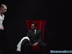 Gay mormon gets tugged