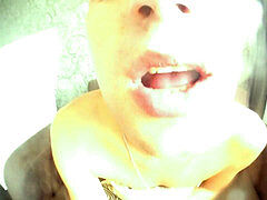 Make out, black hair blue eyes, tongue kissing pov