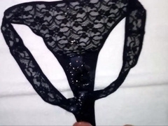 Huge Load of Cum on Dirty Panties (18+ Amateur Video)