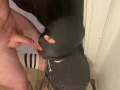 No escape, messy head facefuck for homosexual dickblower