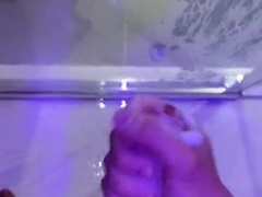 A cute soapy bathroom with some glad concluding