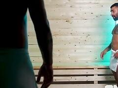 A Hardcore Flip-FUCK in The Sauna is a Real Turn ON