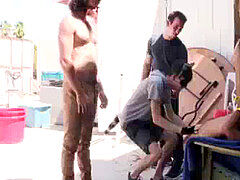 Halloween Family party In The Backyard