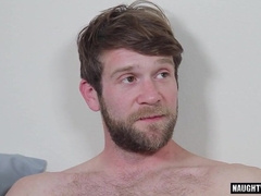 Watch this big dick destroy a skinny guy's ass and fill it with hot jizz