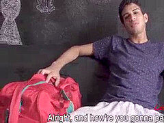 Teen latin guy plows For Money