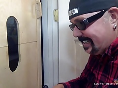 Hot Daddy Sucked At The Gloryhole