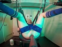 Axel Abysse goes solo with a massive dildo for some intense me-time