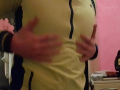 Fit Twink in Running Gear, Masturbates so Firm and Quick he Shoots Jizz onto Himself!