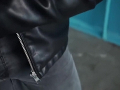 Biker Sucks My Big Dick In The Stairwell Cris Fabio