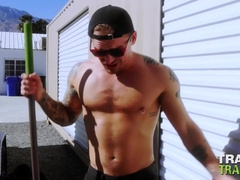 TRAILERTRASHBOYS Inked Hunk Isaac X Raw Breeds Greg Riley