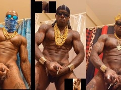 Hallelujah Johnson's 29th BBC cumshot compilation with penis swallowing instructions - check bio for links