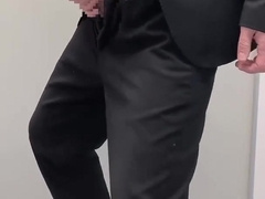 Letting Out five days worth of jelly in a rest room in the forest.