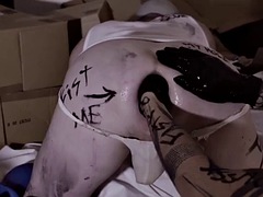 YOSHIKAWASAKIXXX - Tattooed Yoshi Kawasaki fists gay man in mask