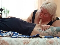 Belle grosse femme bgf, Sucer une bite, Éjaculer dans la bouche, Hd, Mature, Maman, Fils, Avaler