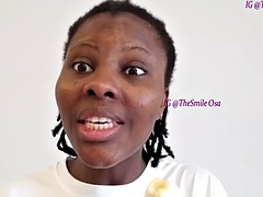 African woman shows how to give a blowjob on Youtube