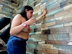 Cul, Brunette brune, Dingue, Fait maison, Fille latino, Mère que j'aimerais baiser, Chatte, Nénés