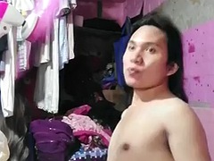Aziatisch, Mooi, Grote lul, Sperma shot, Filippijnse vrouw, Hardcore, Masturbatie, Alleen