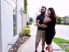 Daisy Stone's busty tits and tight ass get pounded by her stepuncle and stepmom while tabooing themselves