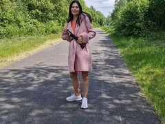 Amateur, Brunette brune, Hd, Nue à poil, Nue, De plein air, Culottes ou slips, Pisser