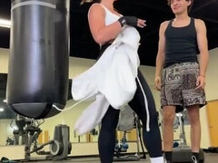 Kelsi Monroe MILF Fucks Hard In The Gym
