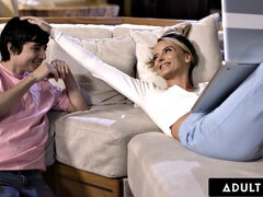 ADULT TIME - MILF Pristine Edge Is Kept Up All Night By Stepson's Desire To Fuck