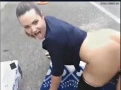 Extremely hot big booty chick outdoor fuck: Big Ass, Blowjob Amateur Porn