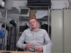 Ginger straight barebacked by black agent