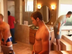 Next Door studios behind the scenes: Getting ready for an orgy!