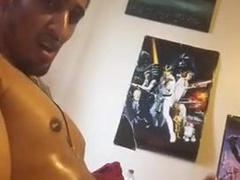 Jizz FOUNTAIN after edging and fapping on while on E