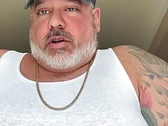 My Dirty Stepdaddy Texted Me This Video of Him Coming and Pissing