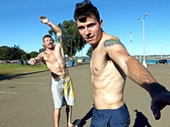 Inked dudes David & Graham fucking each other silly here