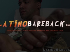 Bottom Manny bends over to have his ass rimmed and plowed by Maximo